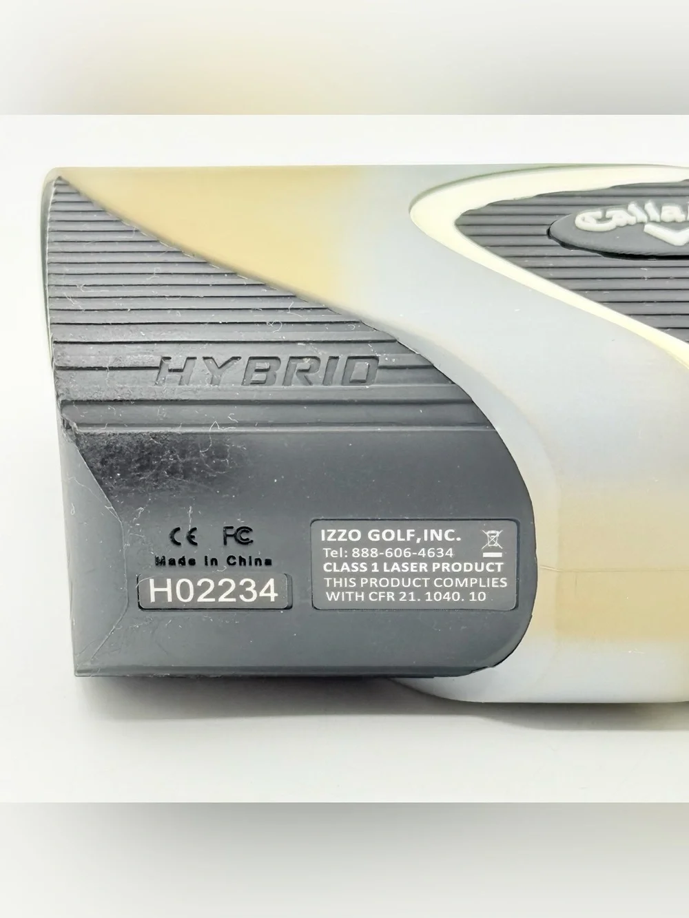 Callaway Hybrid Golf Laser Rangefinder w/ Battery, Golf Magnetic Case. READ